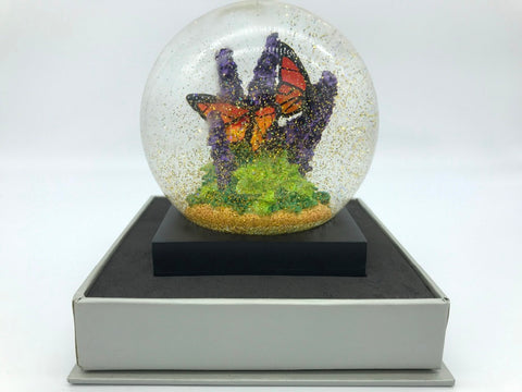Butterfly Purple Flower Snowball