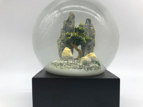 Stone Snow Globe