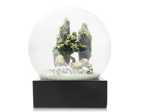 Stone Snow Globe