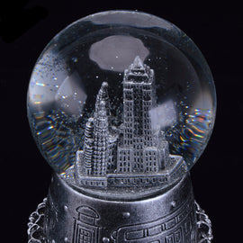 City Light Snow Globe