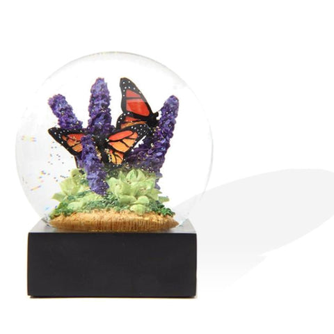Butterfly Purple Flower Snowball