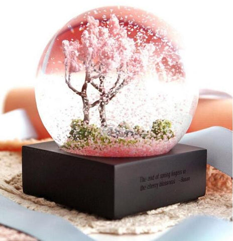 Cherry Blossoms Snow Ball